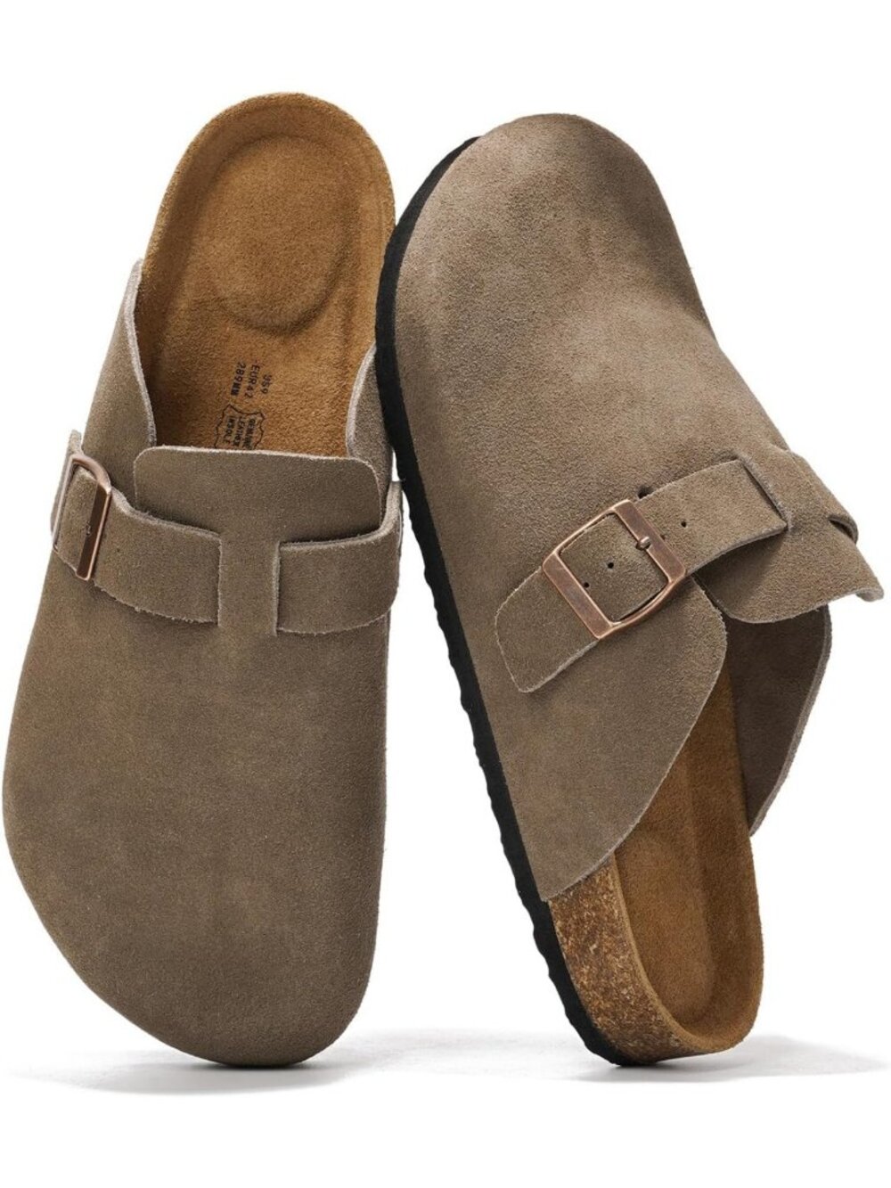 100% Full Grain Genuine Leather Clogs & Mules for Men - Stylish Comfort Footwear